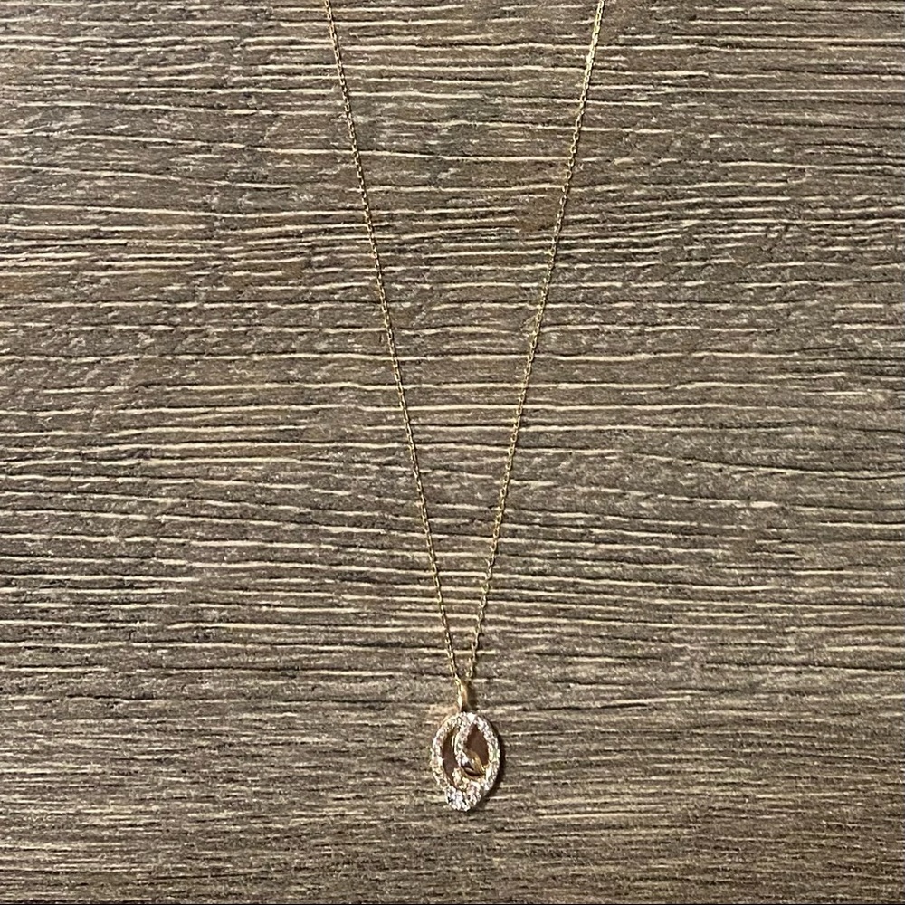 Adina Reyter Tiny Oval Snake Pendant Necklace New - Picture 11 of 14